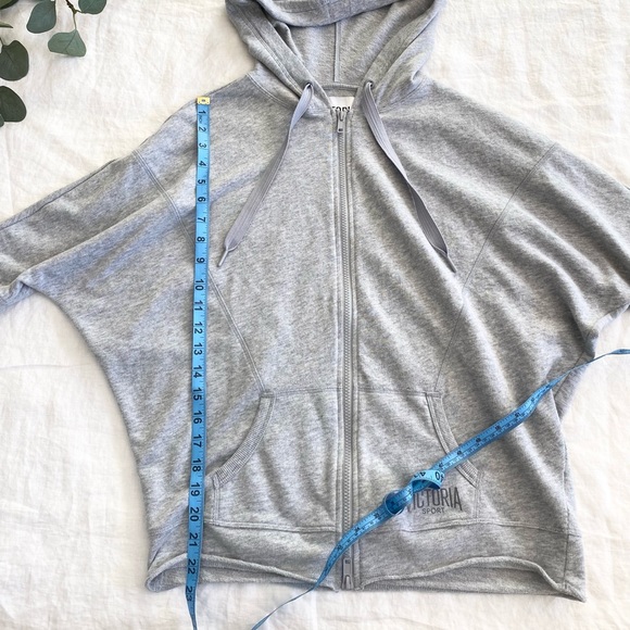 Victoria's Secret Sport Short Sleeve Zip Up Hoodie - Picture 6 of 9